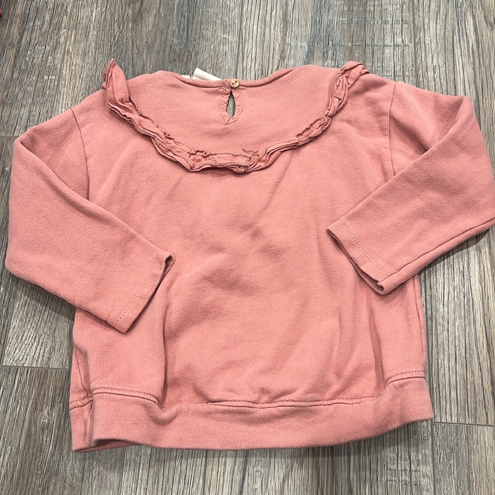 Zara Ruffle Front Sweatshirt - Picture 3 of 3